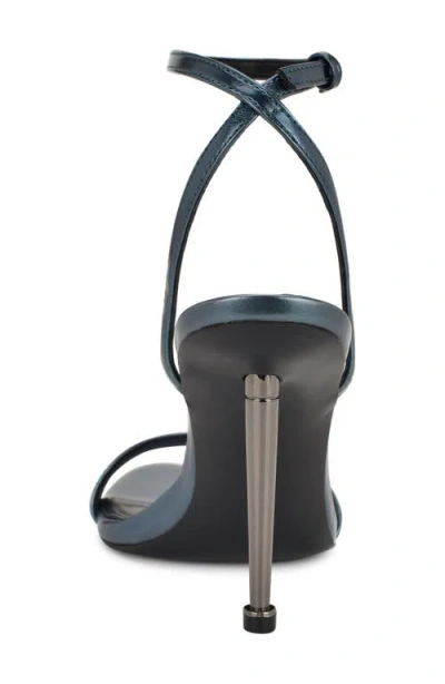 Nine West Women's Reina Ankle Strap Stiletto Sandals In Blue