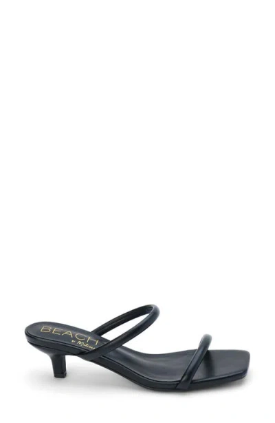 Coconuts By Matisse Jerry Strappy Slide Sandal In Black