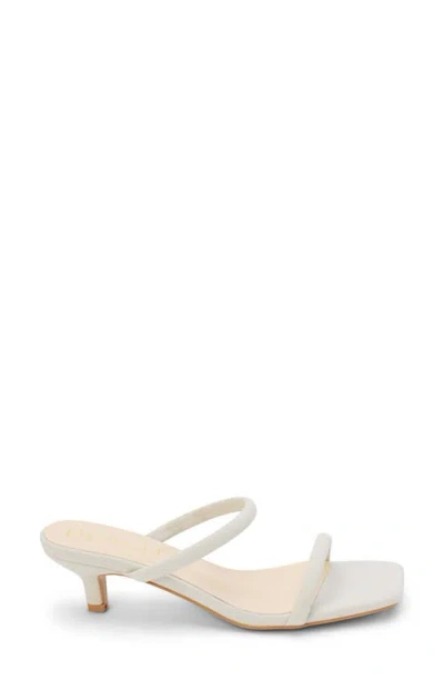 Coconuts By Matisse Red Kitten Heel Sandal In White