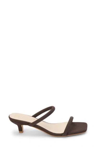 Coconuts By Matisse Red Kitten Heel Sandal In Brown