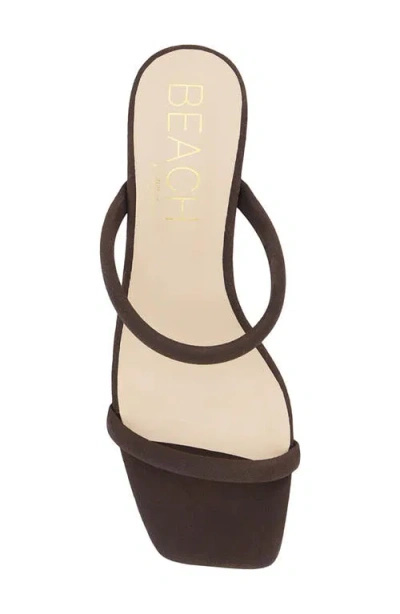 Coconuts By Matisse Red Kitten Heel Sandal In Brown