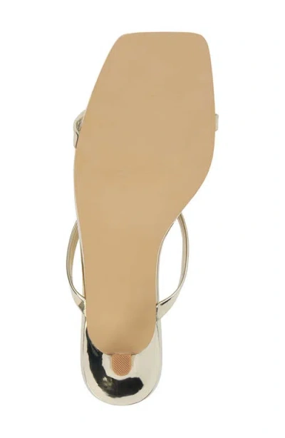 Coconuts By Matisse Red Kitten Heel Sandal In Gold