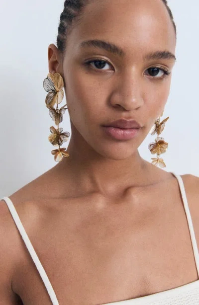 Mango Cotton Mix Fine Knit Peplum Cami Top In White