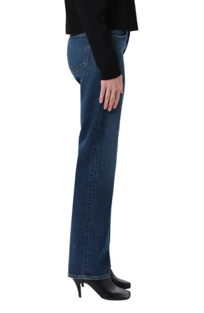 Agolde Kelly High-rise Wide-leg Denim Trousers In Blue