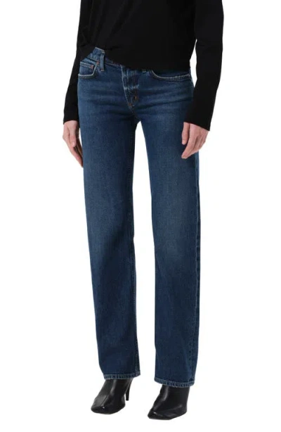 Agolde Kelly High-rise Wide-leg Denim Trousers In Blue