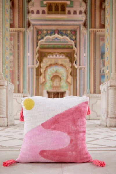 Cqc La Dune Quilt Bedding Set With 2 Shams In Pink