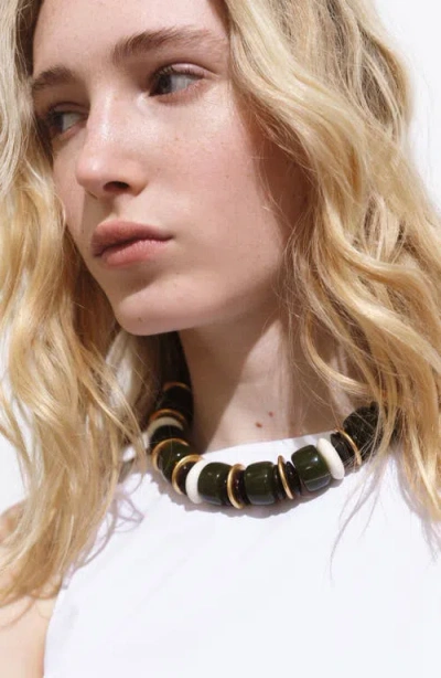 Mango Flared Midi-dress White In White