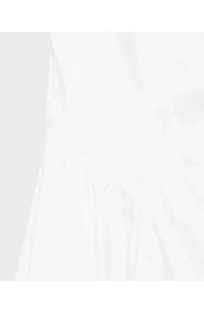 Mango Flared Midi-dress White In White