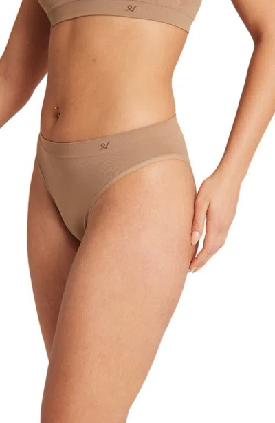 Nudea The Essentials High Leg Brief In Black