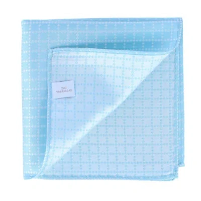 Trafalgar Rowan Geometric Pattern 12 X 12 Silk Pocket Square Set