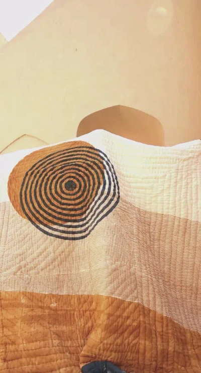 Cqc La Spiral Sunset Quilt Bedding Set With 2 Shams In Multi