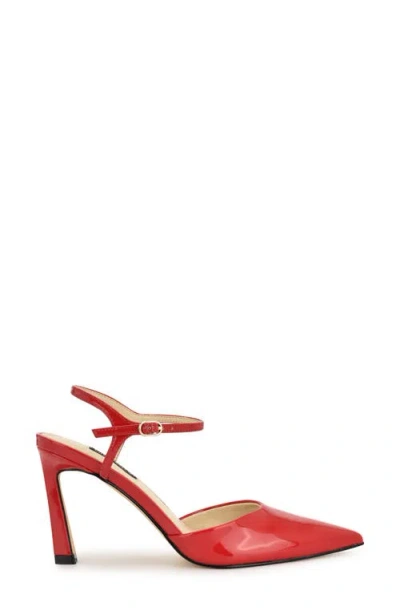 Nine West Women's Dezos 85mm Patent Faux Leather Pumps In Red