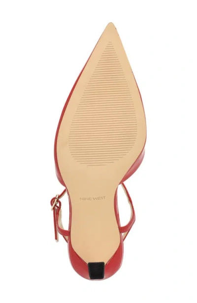 Nine West Women's Dezos 85mm Patent Faux Leather Pumps In Red