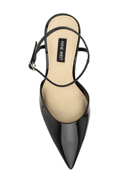 Nine West Women's Dezos 85mm Patent Faux Leather Pumps In Black