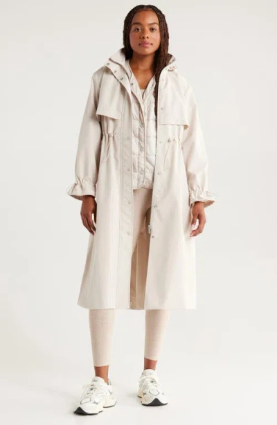 Zella 3-in-1 Trench Coat In White