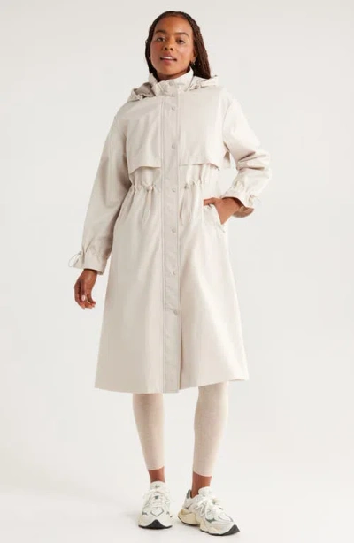 Zella 3-in-1 Trench Coat In White