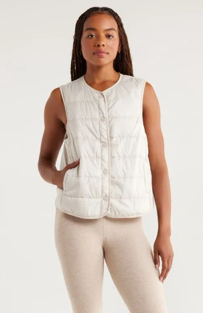 Zella 3-in-1 Trench Coat In White