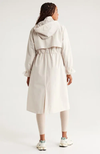Zella 3-in-1 Trench Coat In White