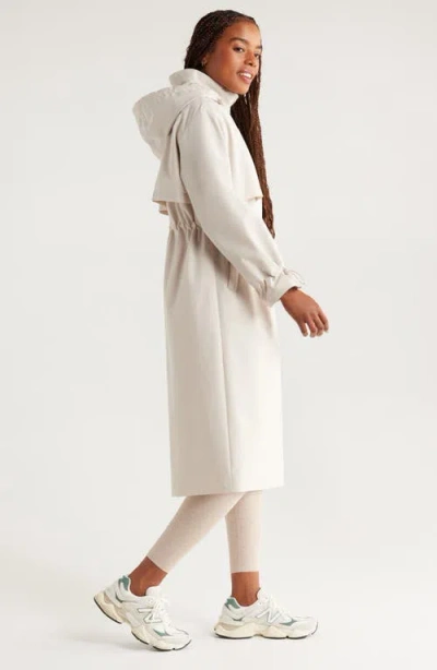 Zella 3-in-1 Trench Coat In White
