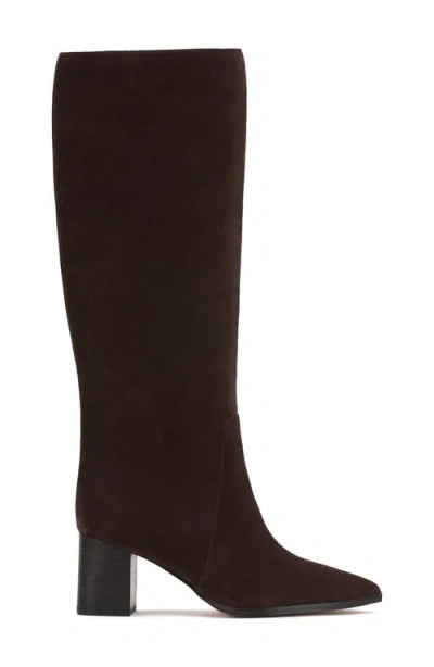 Vince Camuto Lumina Pointed Toe Boot In Brown