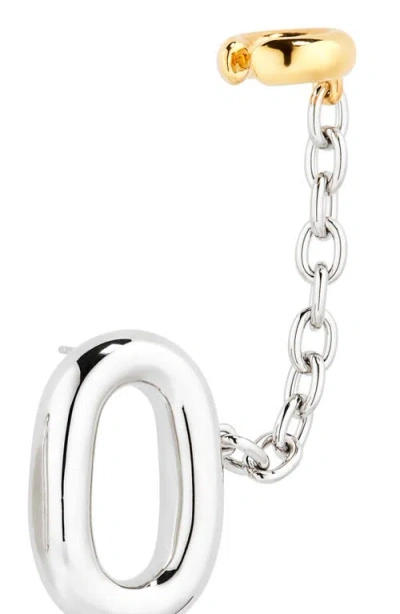 Rabanne Xl Link Earrings With Attached Ear Cuff