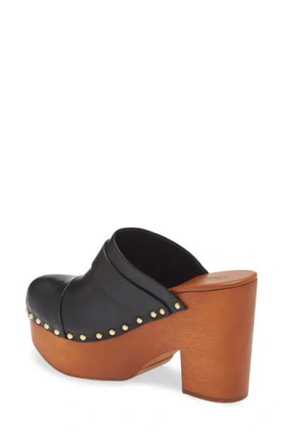 Chloé Chloe Jeannette Leather Wedge Clog