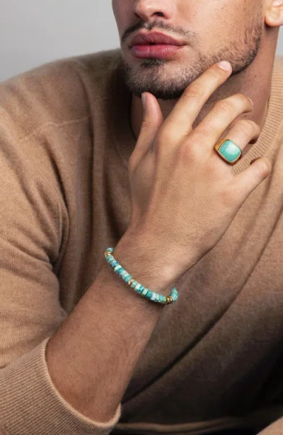 Nialaya Hexagon Beaded Bracelet