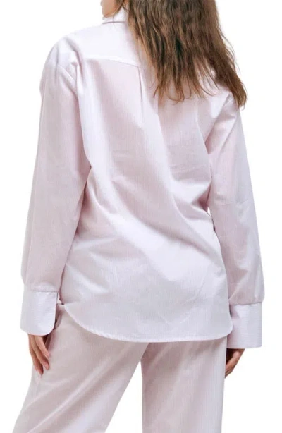 Andine Essen Lyon Stripe Cotton Button-up Pajama Top