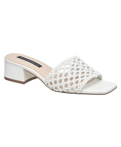 French Connection Ladies Waves Sandal In White