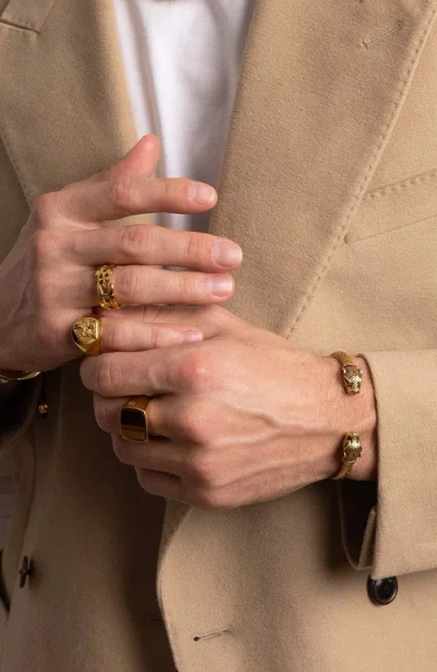 Nialaya Lion Crest Ring