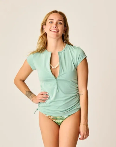 Carve Designs Dawson Rashguard In Green
