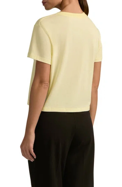 Favorite Daughter Cropped Collegiate Tee In Nude