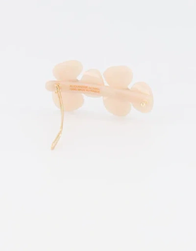 Alexandre De Paris Camelia Acetate Side Barette