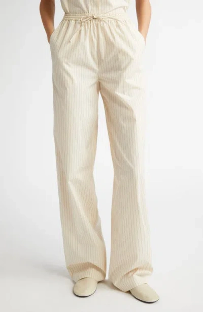 Loulou De Saison Sero Stripe Elastic Waist Pants