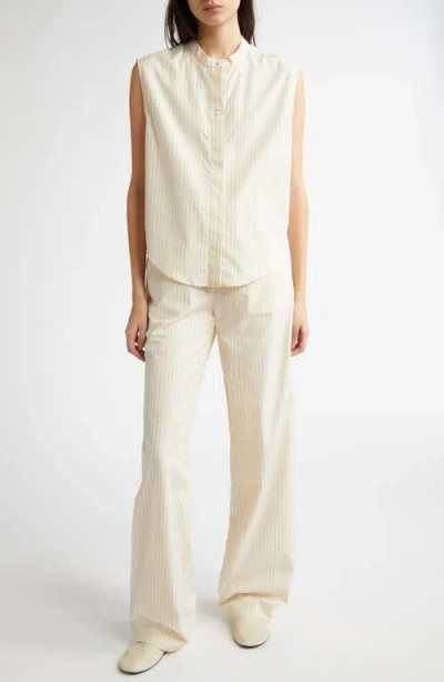 Loulou De Saison Sero Stripe Elastic Waist Pants