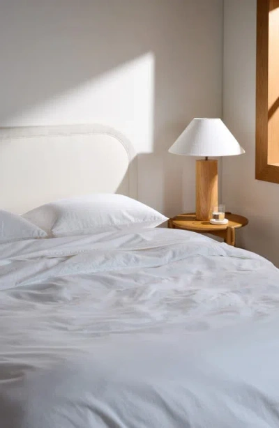 Parachute Soft Luxe Organic Cotton Sateen Duvet Cover In White