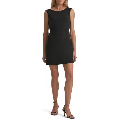 Favorite Daughter Meet Cute Bow Back Minidress In Black
