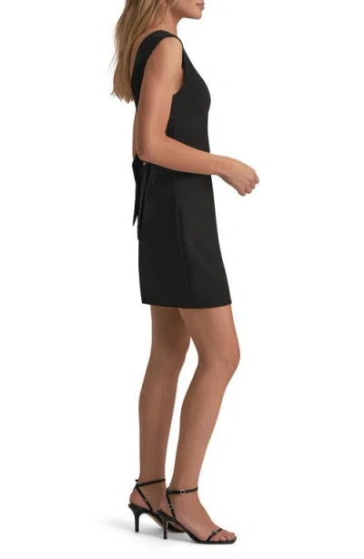 Favorite Daughter Meet Cute Bow Back Minidress In Black