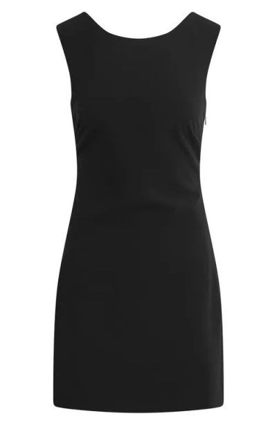 Favorite Daughter Meet Cute Bow Back Minidress In Black
