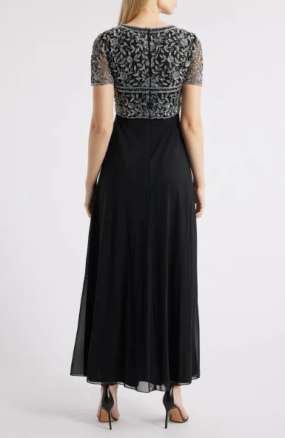Pisarro Nights Beaded Bodice A-line Gown