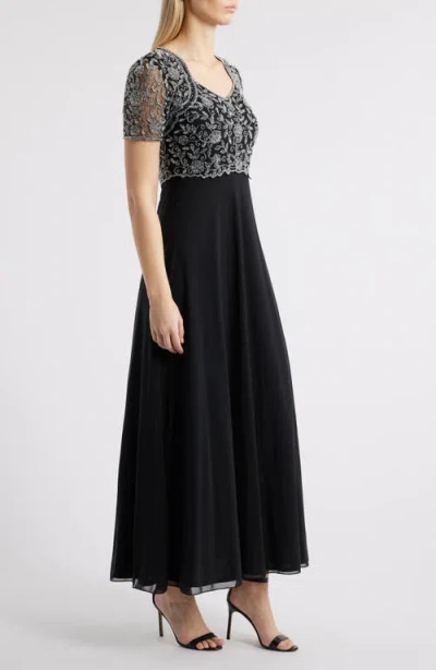Pisarro Nights Beaded Bodice A-line Gown