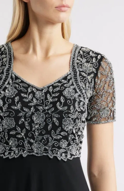 Pisarro Nights Beaded Bodice A-line Gown