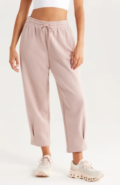 Zella Ultracozy Pleated Joggers In Pink