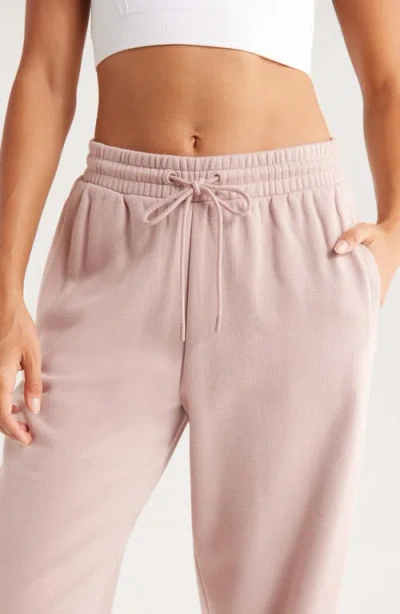 Zella Ultracozy Pleated Joggers In Pink