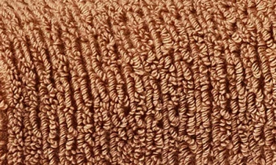 Coyuchi Temescal Organic Cotton Rib Bath Towel In Brown