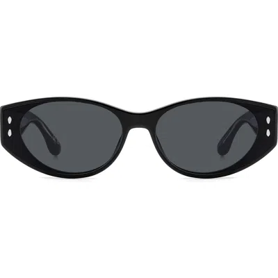 Isabel Marant 64mm Oversize Oval Sunglasses
