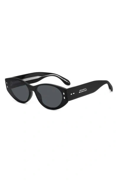 Isabel Marant 64mm Oversize Oval Sunglasses
