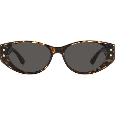Isabel Marant 64mm Oversize Oval Sunglasses