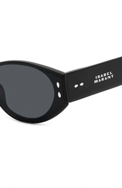 Isabel Marant 64mm Oversize Oval Sunglasses