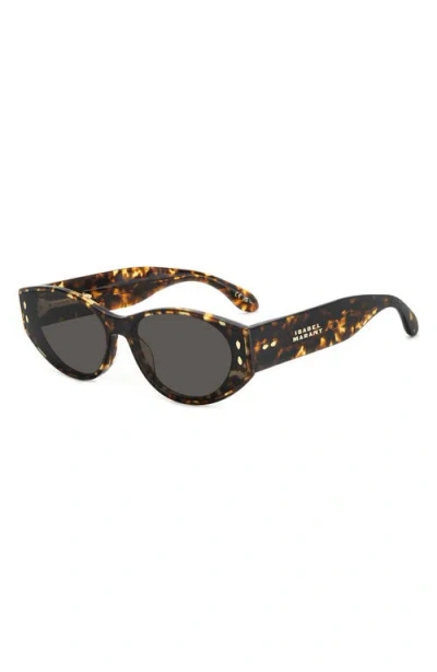Isabel Marant 64mm Oversize Oval Sunglasses